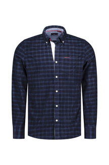 Chemise stretch pour homme par NZA | 25HN529 Marine Icône | Boutique Vvög, vêtements mode pour homme et femme