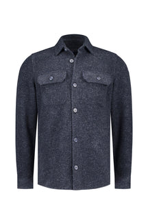 Surchemise pour homme par NZA | 25HN574 Marine Icône Mélange | Boutique Vvög, vêtements mode pour homme et femme