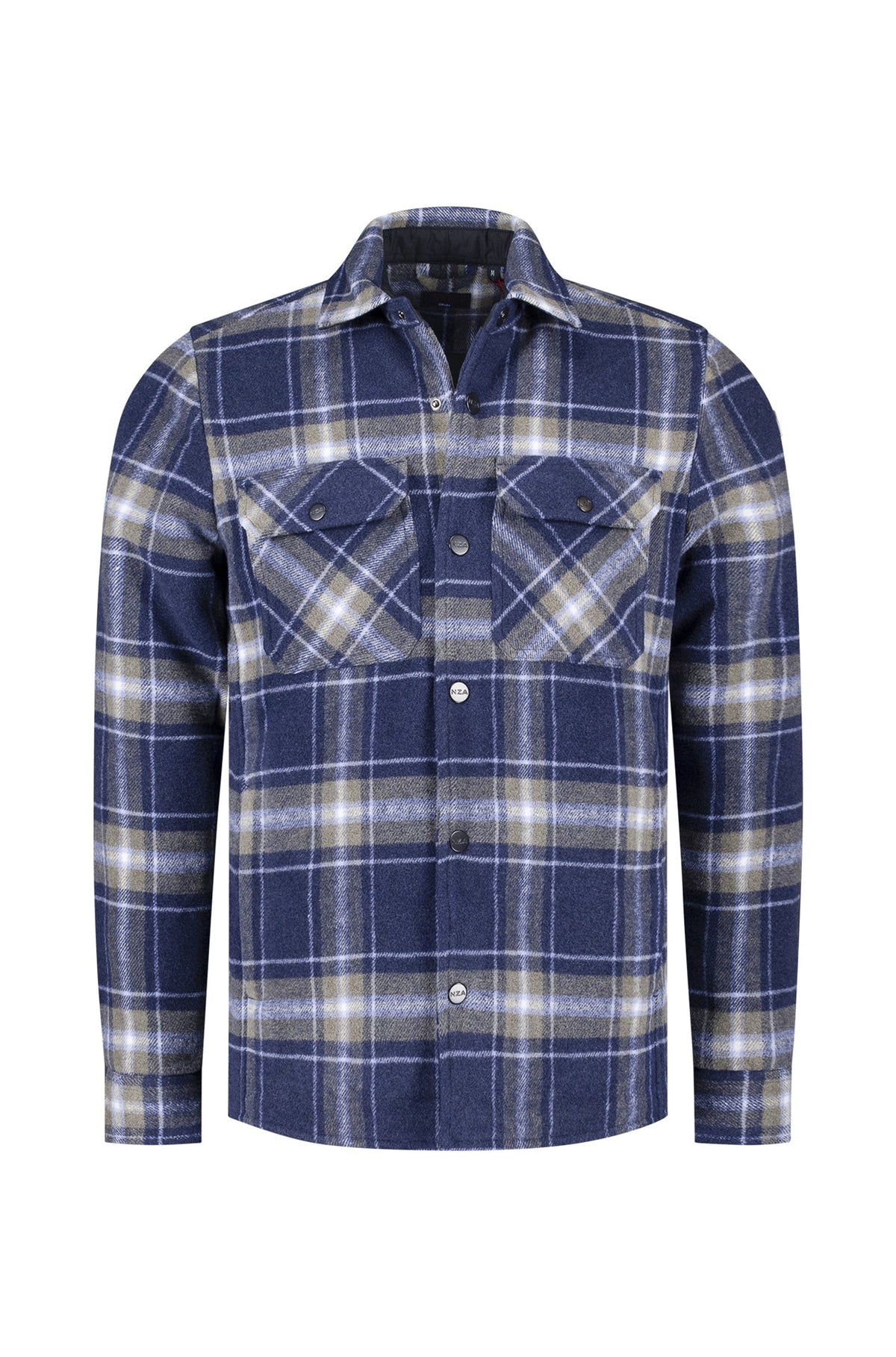 Surchemise pour homme par NZA | 25HN578 Marine Icône Mélange | Boutique Vvög, vêtements mode pour homme et femme