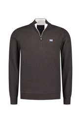 Chandail demi-zip pour homme par NZA | 25KN301 Noisette | Boutique Vvög, vêtements mode pour homme et femme