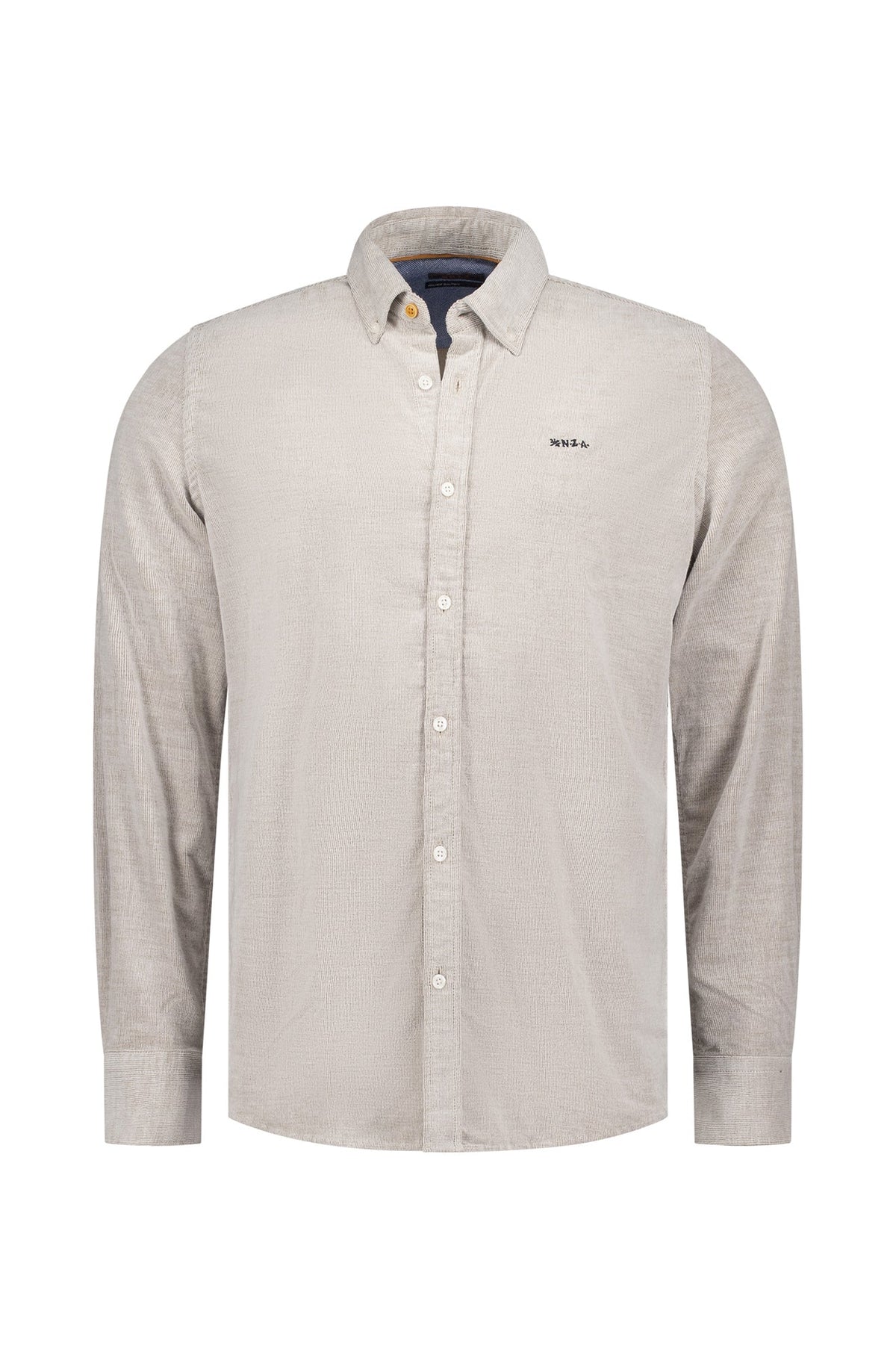 Chemise stretch pour homme par NZA | 25KN507 Ocre terre | Boutique Vvög, vêtements mode pour homme et femme