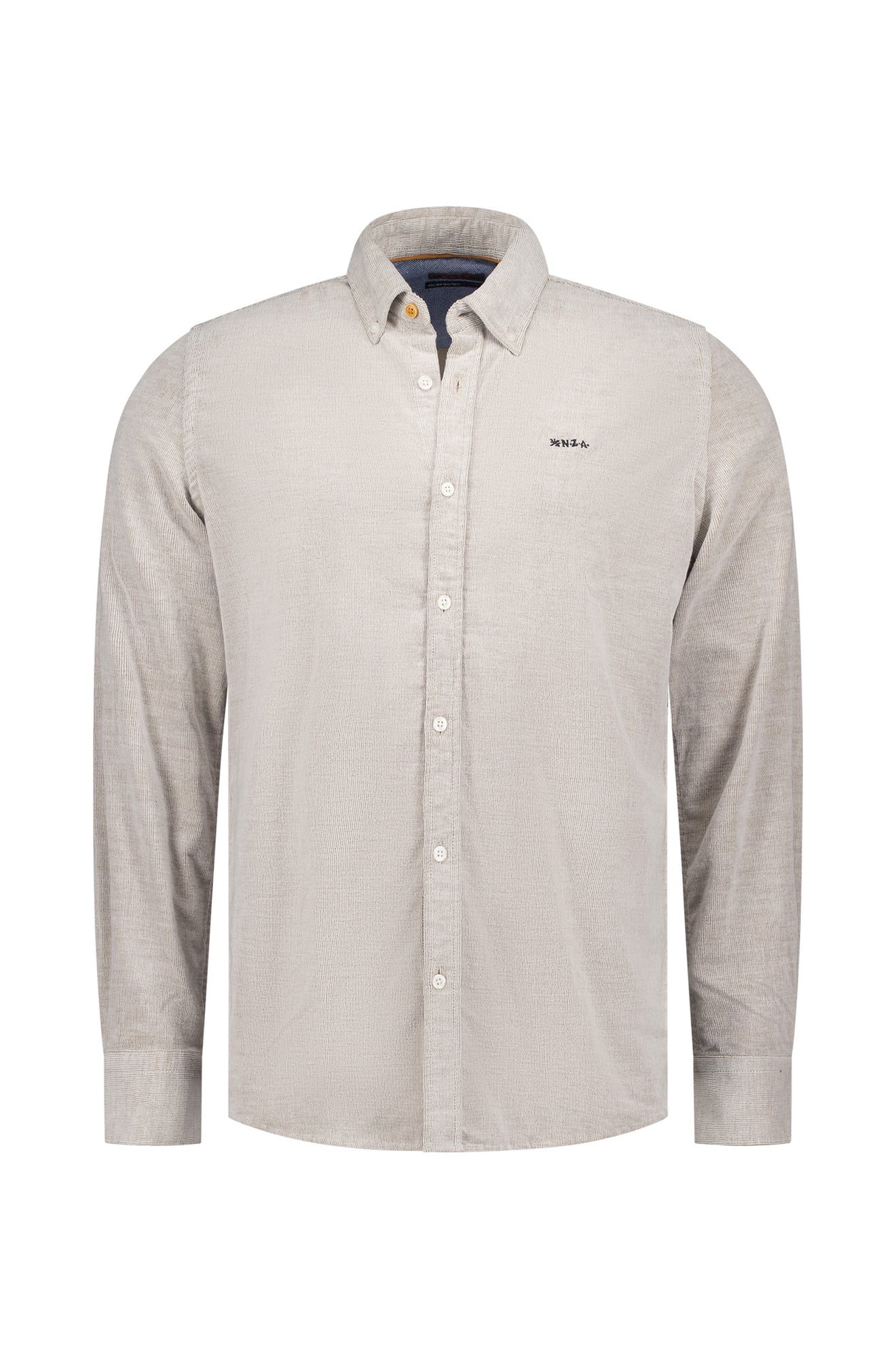 Chemise stretch pour homme par NZA | 25KN507 Ocre terre | Boutique Vvög, vêtements mode pour homme et femme