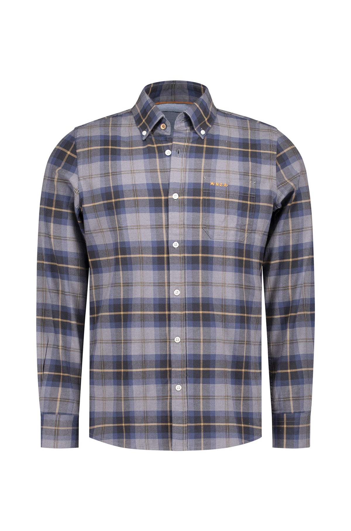 Chemise stretch pour homme par NZA | 25KN534 Multicolore gris | Boutique Vvög, vêtements mode pour homme et femme
