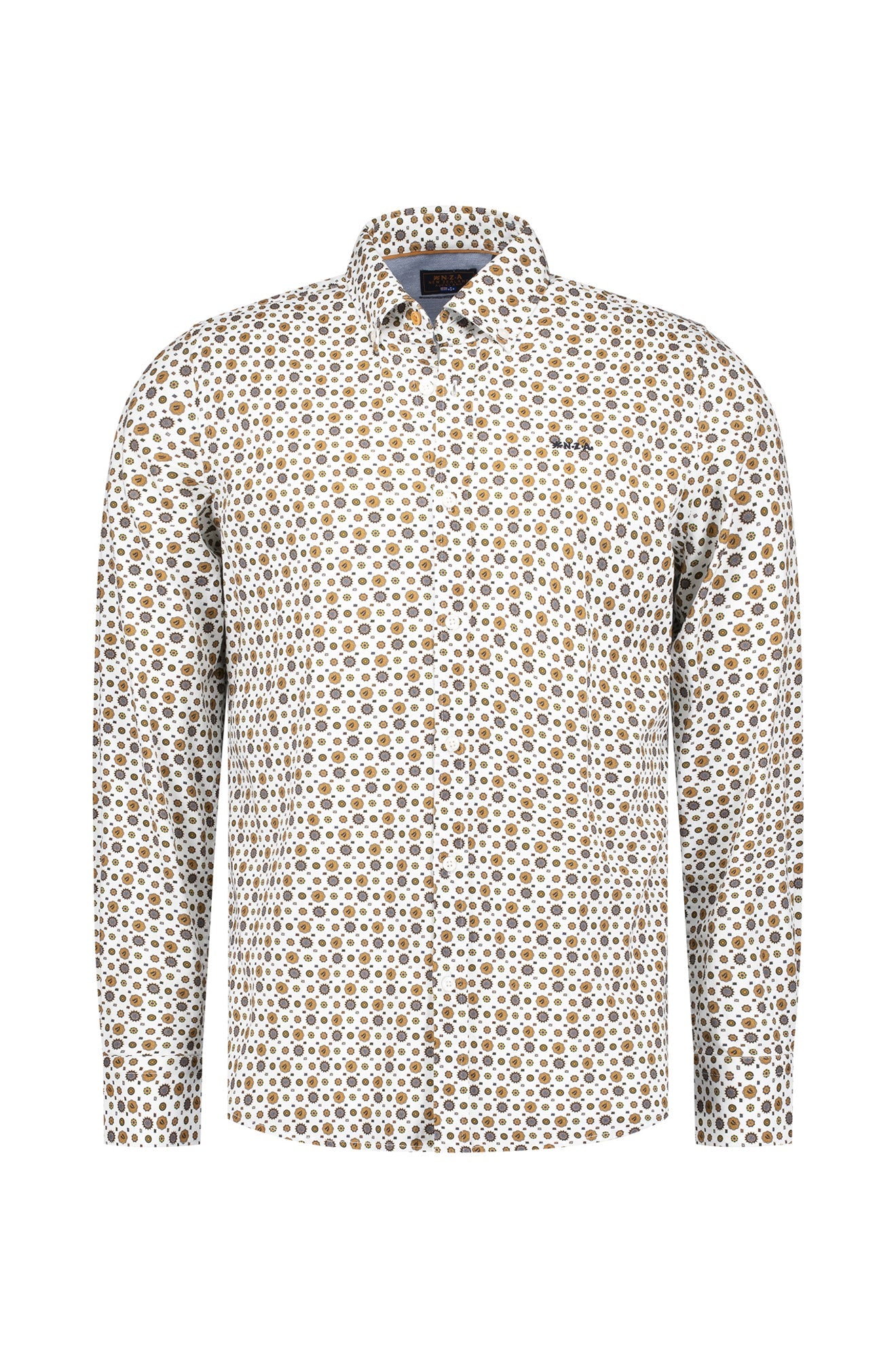Chemise stretch pour homme par NZA | 25KN542 Écru | Boutique Vvög, vêtements mode pour homme et femme