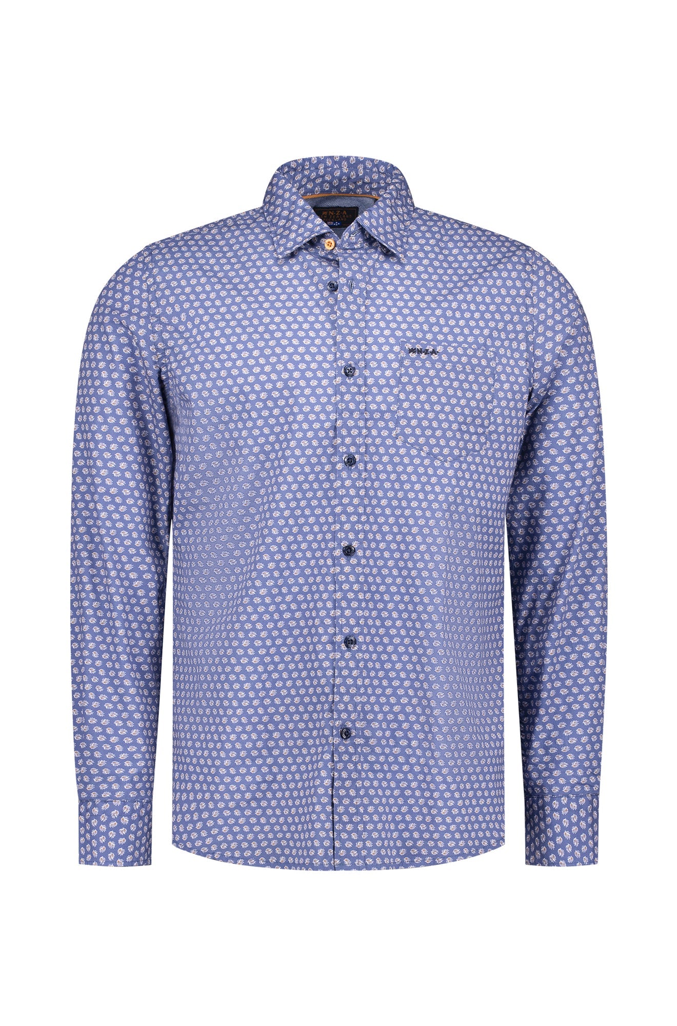 Chemise stretch pour homme par NZA | 25KN549 Bleu rivière | Boutique Vvög, vêtements mode pour homme et femme