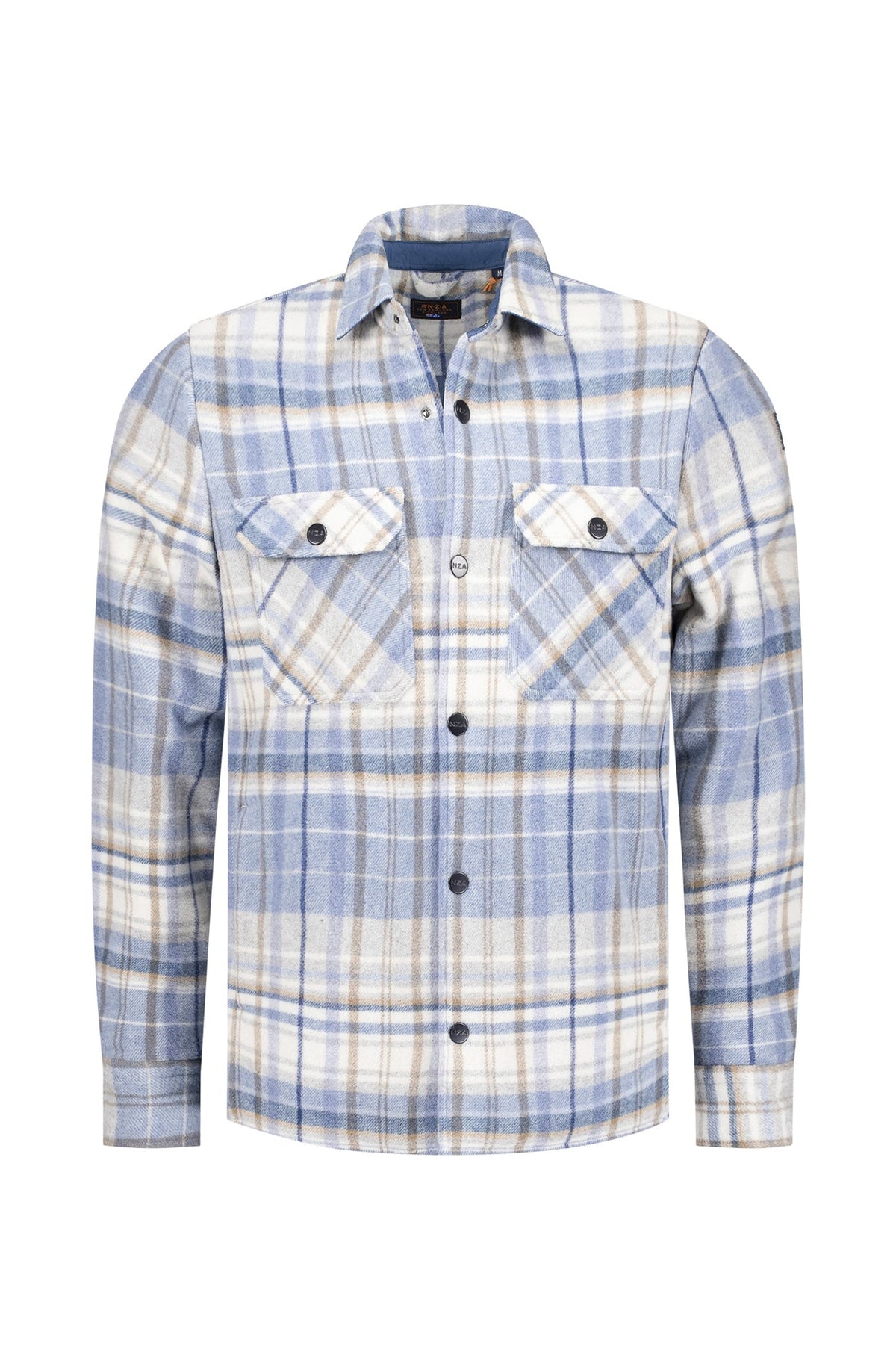 Surchemise matelassée pour homme par NZA | 25KN570 Multicolore bleu | Boutique Vvög, vêtements mode pour homme et femme