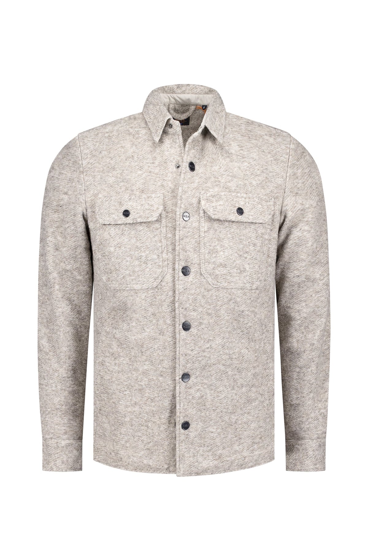 Surchemise matelassée pour homme par NZA | 25KN573D Mélange Écume de mer | Boutique Vvög, vêtements mode pour homme et femme