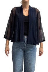 Pardessus pour femme par Joseph Ribkoff | 261204 Bleu Nuit | Boutique Vvög, vêtements mode pour homme et femme