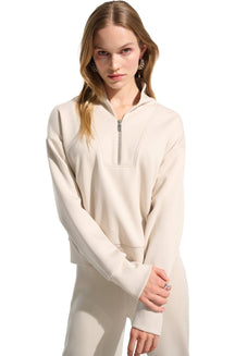 Veste demi-zip pour femme par Joseph Ribkoff | 261610 Pierre De Lune | Boutique Vvög, vêtements mode pour homme et femme