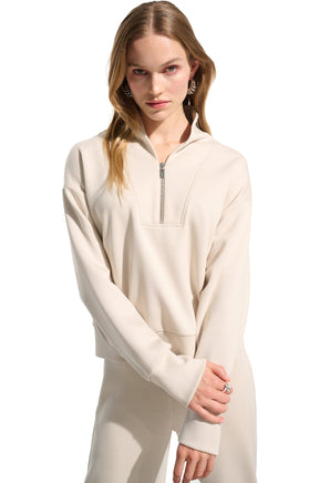 Veste demi-zip pour femme par Joseph Ribkoff | 261610 Pierre De Lune | Boutique Vvög, vêtements mode pour homme et femme