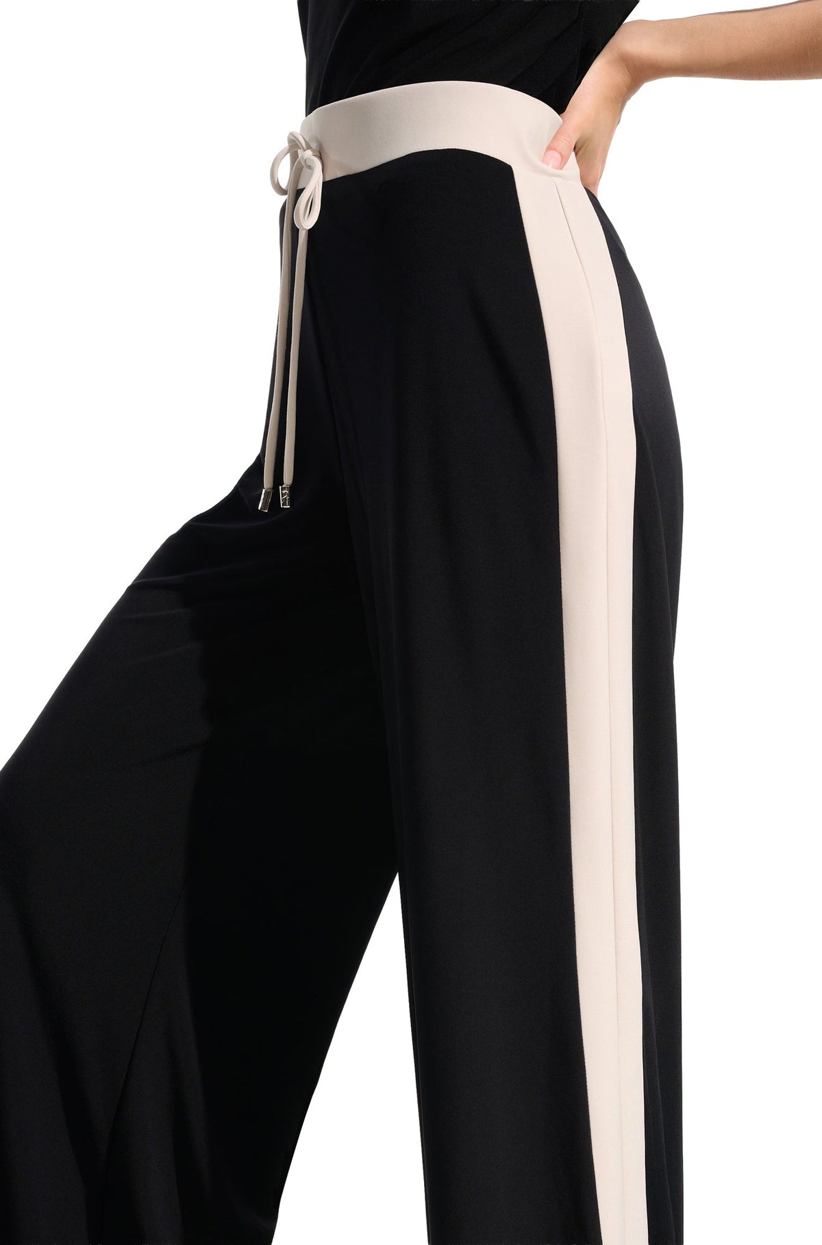 Pantalon pour femme par Joseph Ribkoff | 261612 Pierre De Lune Noire | Boutique Vvög, vêtements mode pour homme et femme