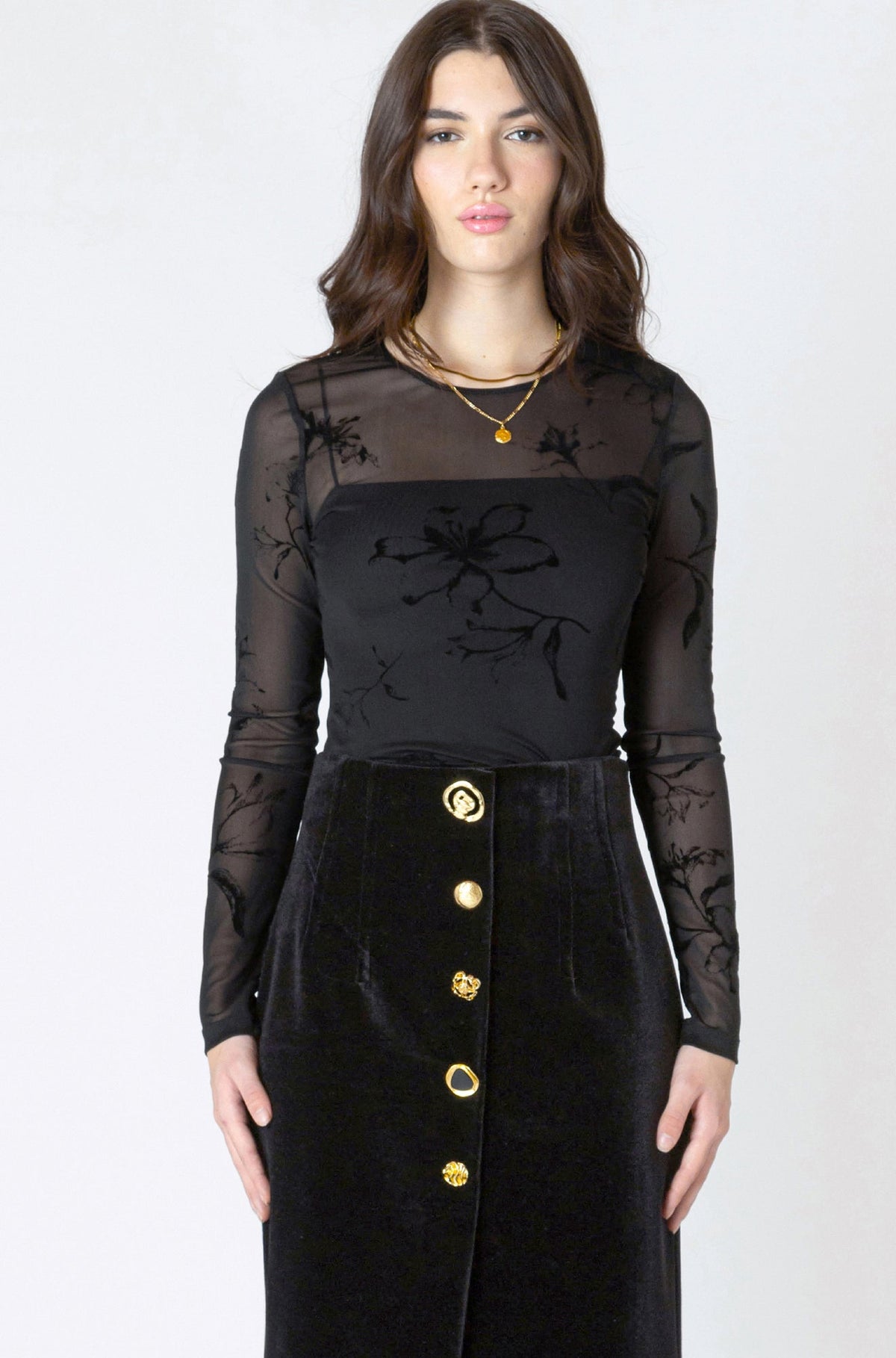 Chandail transparent pour femme par Dex | 2622350 D Noir | Boutique Vvög, vêtements mode pour homme et femme