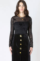 Chandail transparent pour femme par Dex | 2622350 D Noir | Boutique Vvög, vêtements mode pour homme et femme
