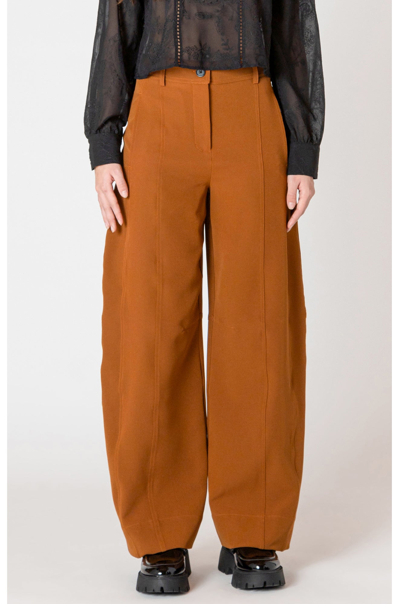 Pantalon pour femme par Black Tape | 2622710 T Caramel | Boutique Vvög, vêtements mode pour homme et femme