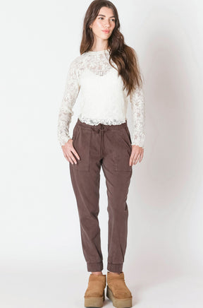 Pantalon pour femme par Dex | 2622717 D Marron | Boutique Vvög, vêtements mode pour homme et femme
