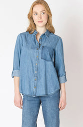 Blouse pour femme par Dex | 2623508 D Indigo Moyen | Boutique Vvög, vêtements mode pour homme et femme