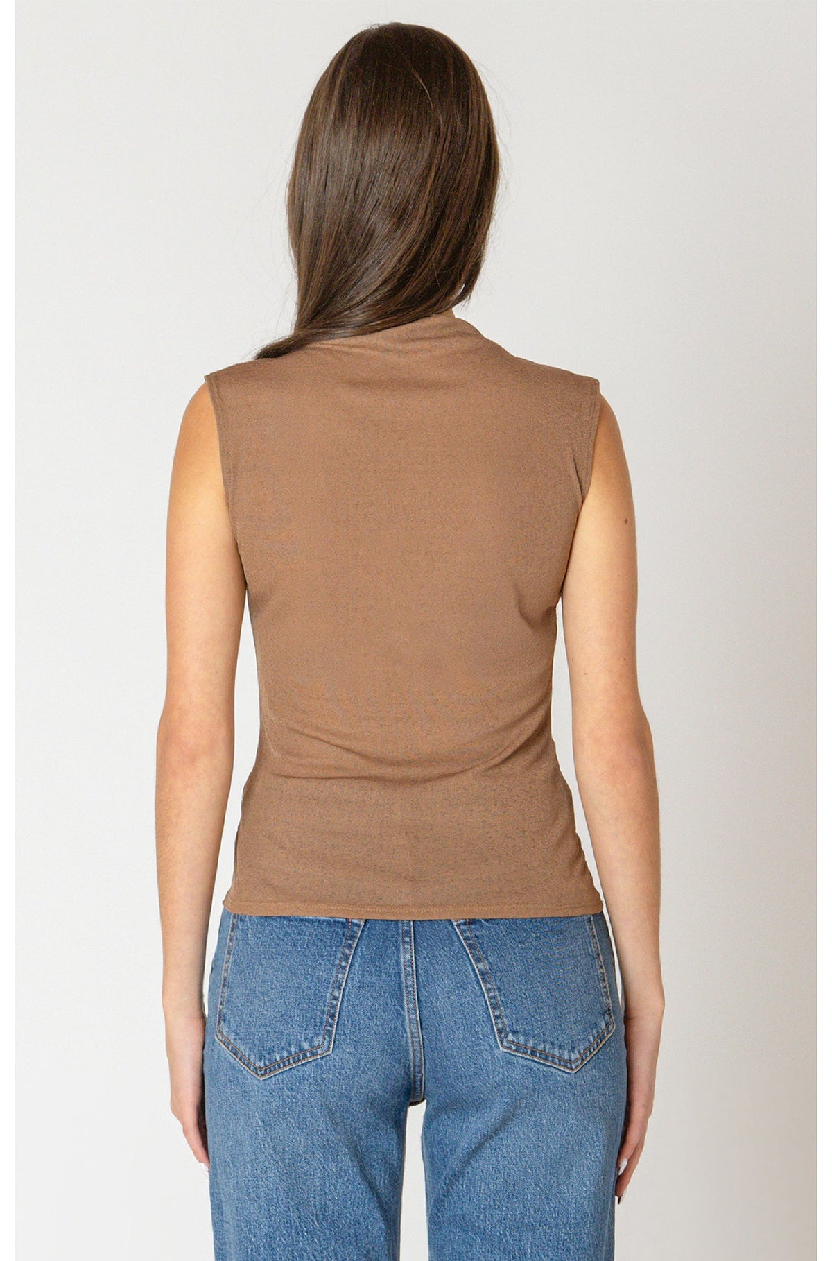 Chandail manches courtes pour femme par Black Tape | 2624024 T Taupe Chaud | Boutique Vvög, vêtements mode pour homme et femme