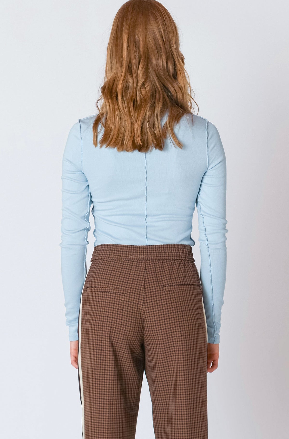 Chandail col roulé pour femme par Dex | 2624027 D Bleu Glacier | Boutique Vvög, vêtements mode pour homme et femme
