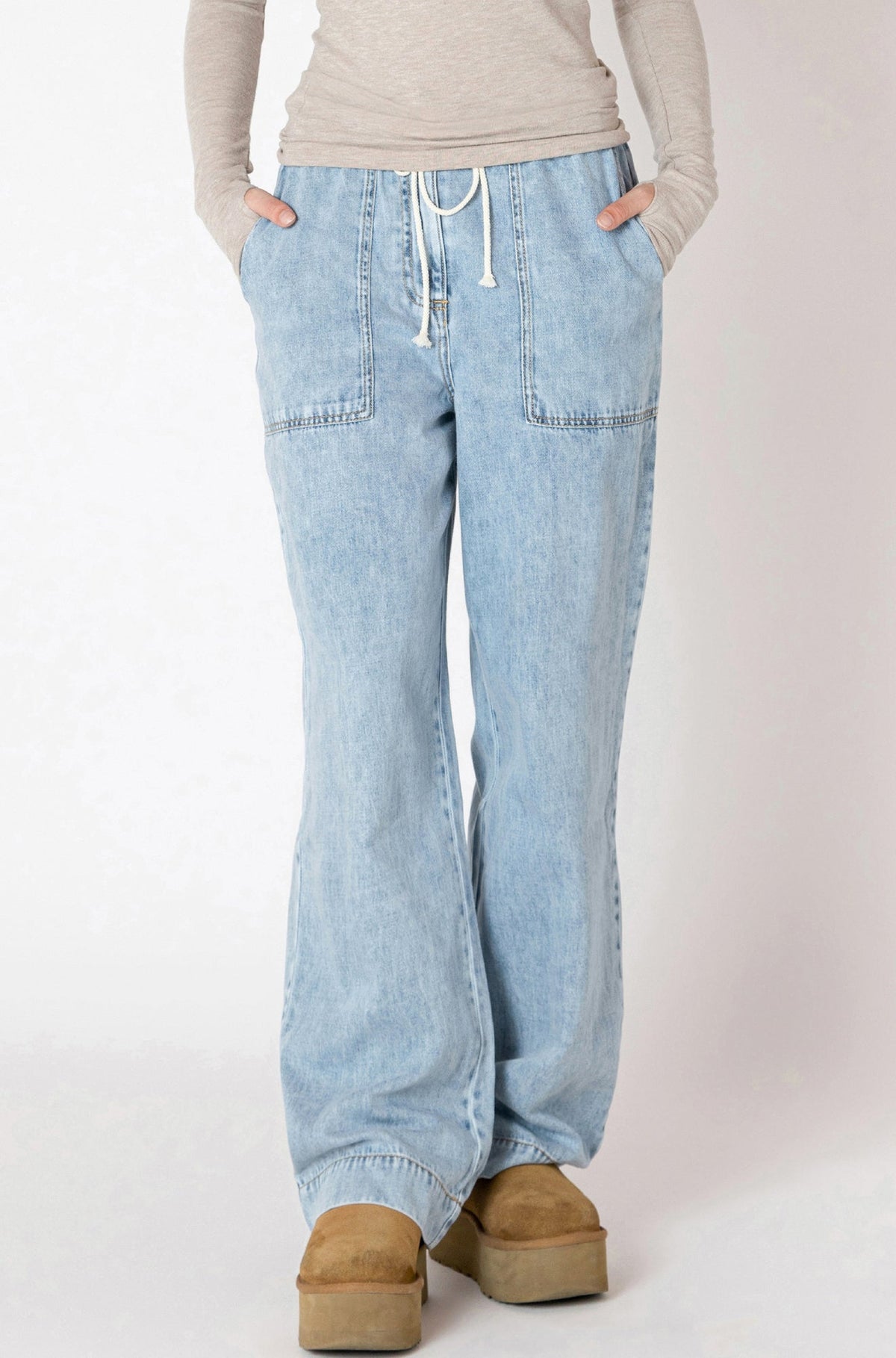 Pantalon pour femme par Dex | 2625255 D Bleu Délavé | Boutique Vvög, vêtements mode pour homme et femme