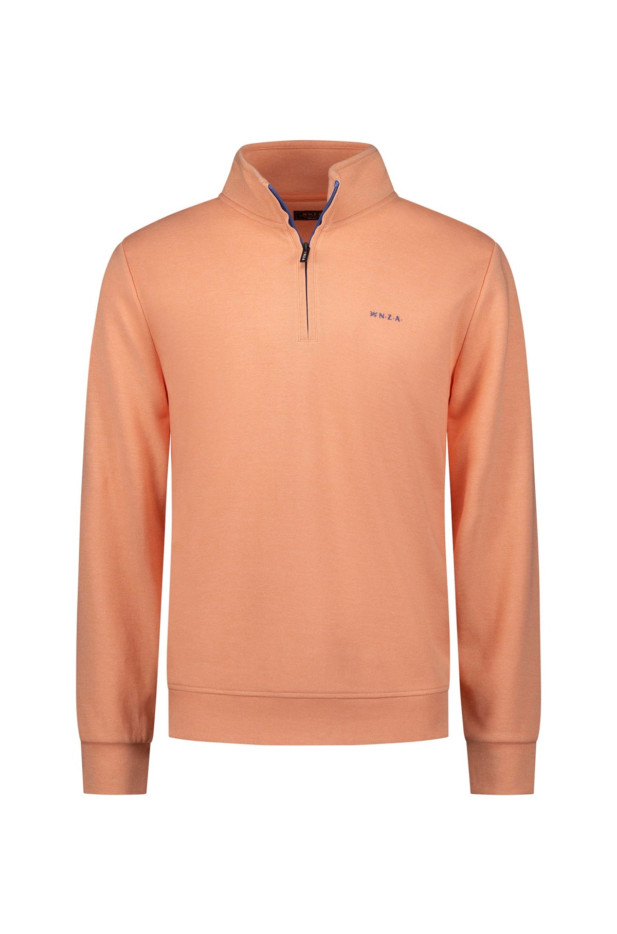Chandail demi-zip pour homme par NZA | 26AN301 Orange Printanier | Boutique Vvög, vêtements mode pour homme et femme