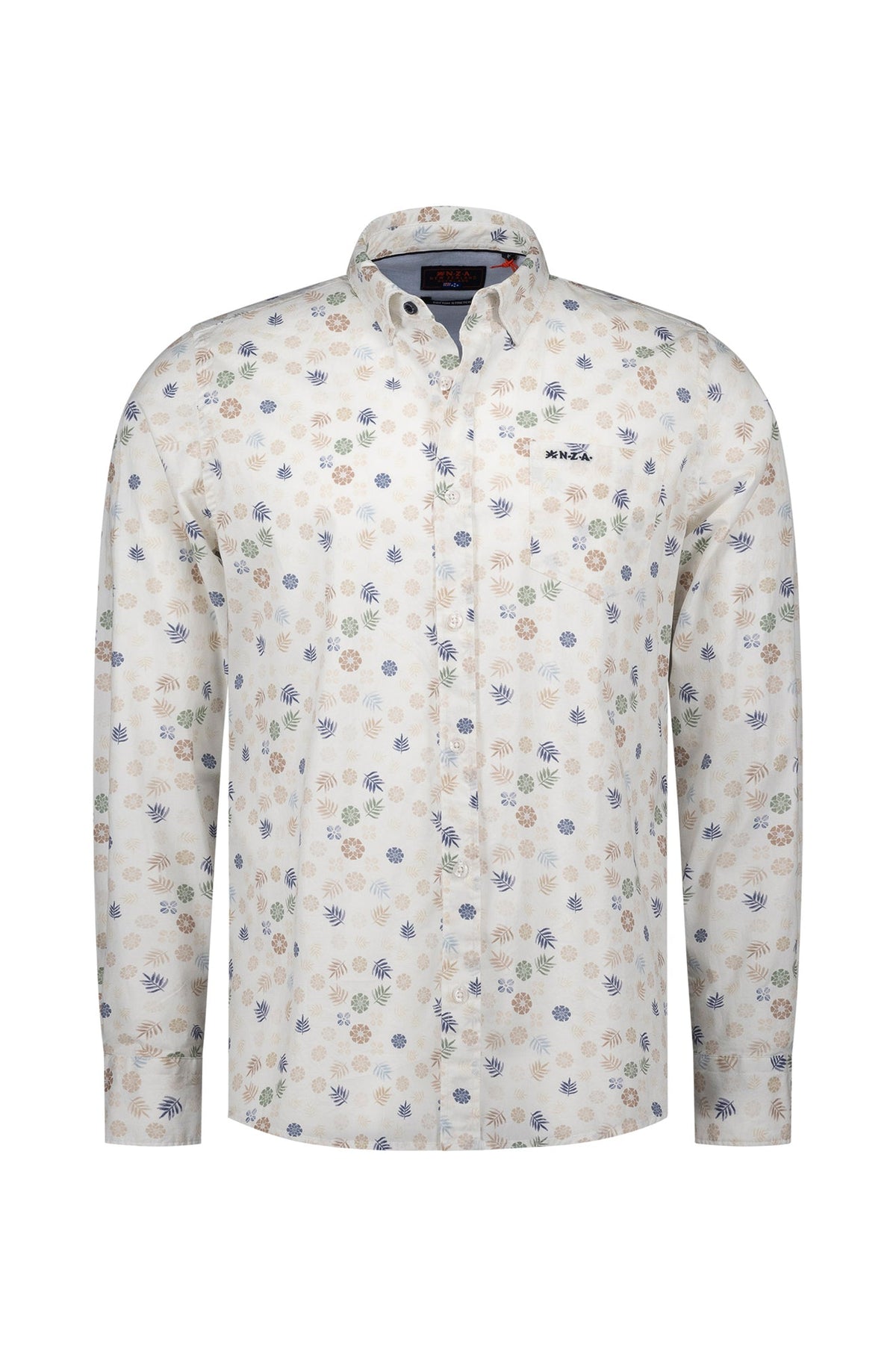 Chemise en lin stretch pour homme par NZA | 26AN537 Dune Claire | Boutique Vvög, vêtements mode pour homme et femme