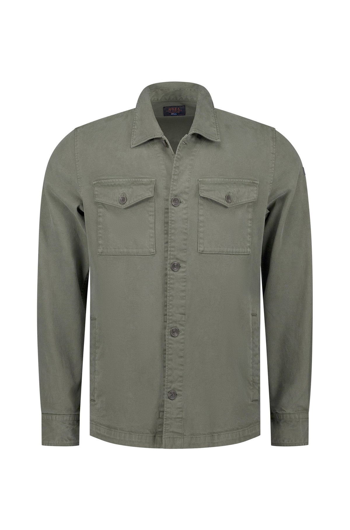 Surchemise pour homme par NZA | 26AN571 Gris Kaki Printanier | Boutique Vvög, vêtements mode pour homme et femme