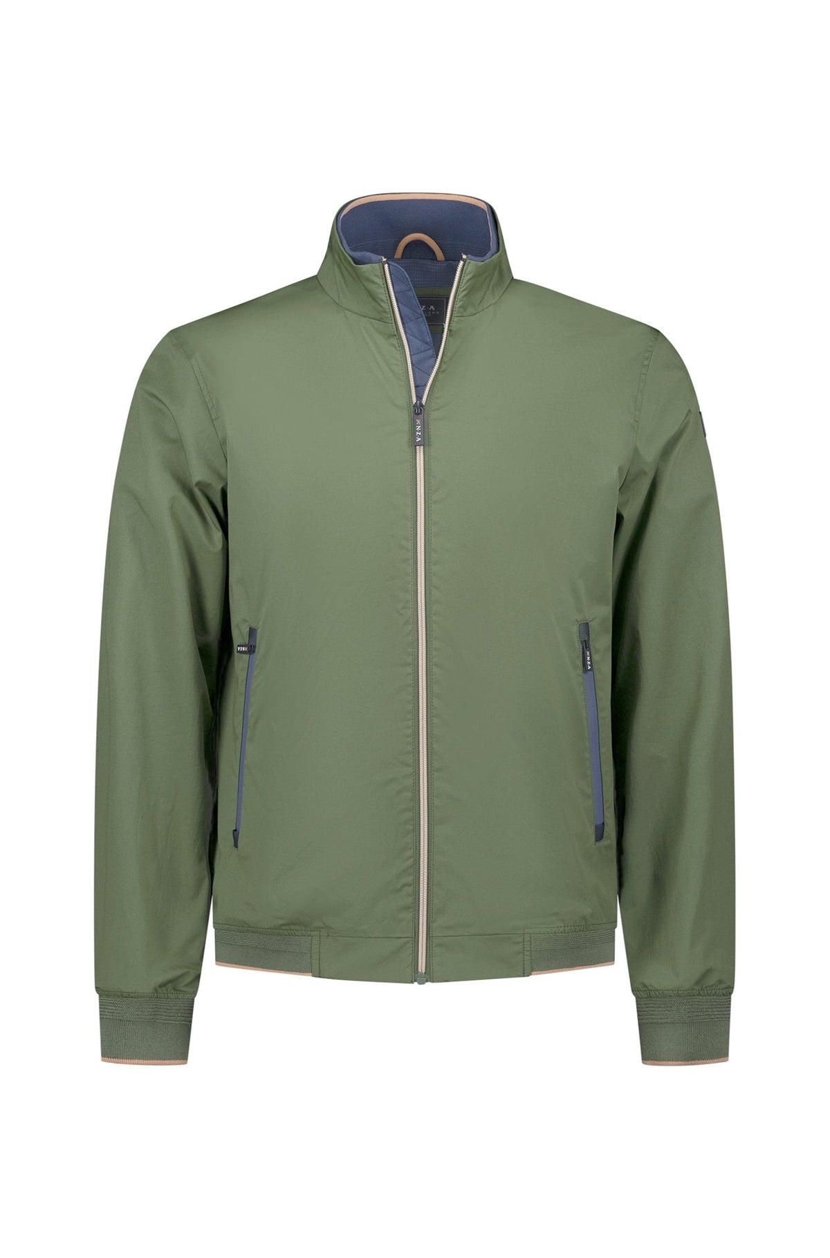 Coupe-vent stretch Bomber pour homme par NZA | 26AN810 Sauge Claire | Boutique Vvög, vêtements mode pour homme et femme