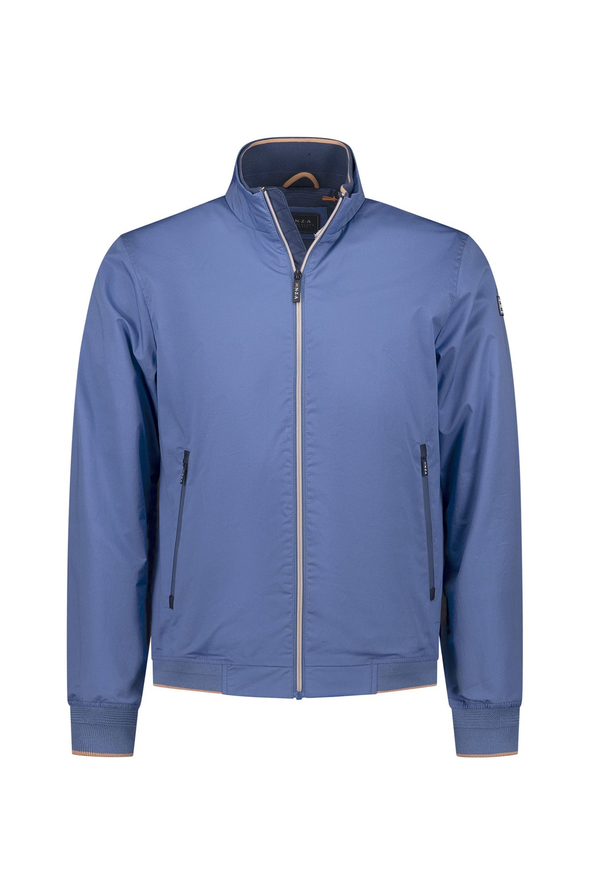 Coupe-vent stretch Bomber pour homme par NZA | 26AN810 Bleu Classique | Boutique Vvög, vêtements mode pour homme et femme
