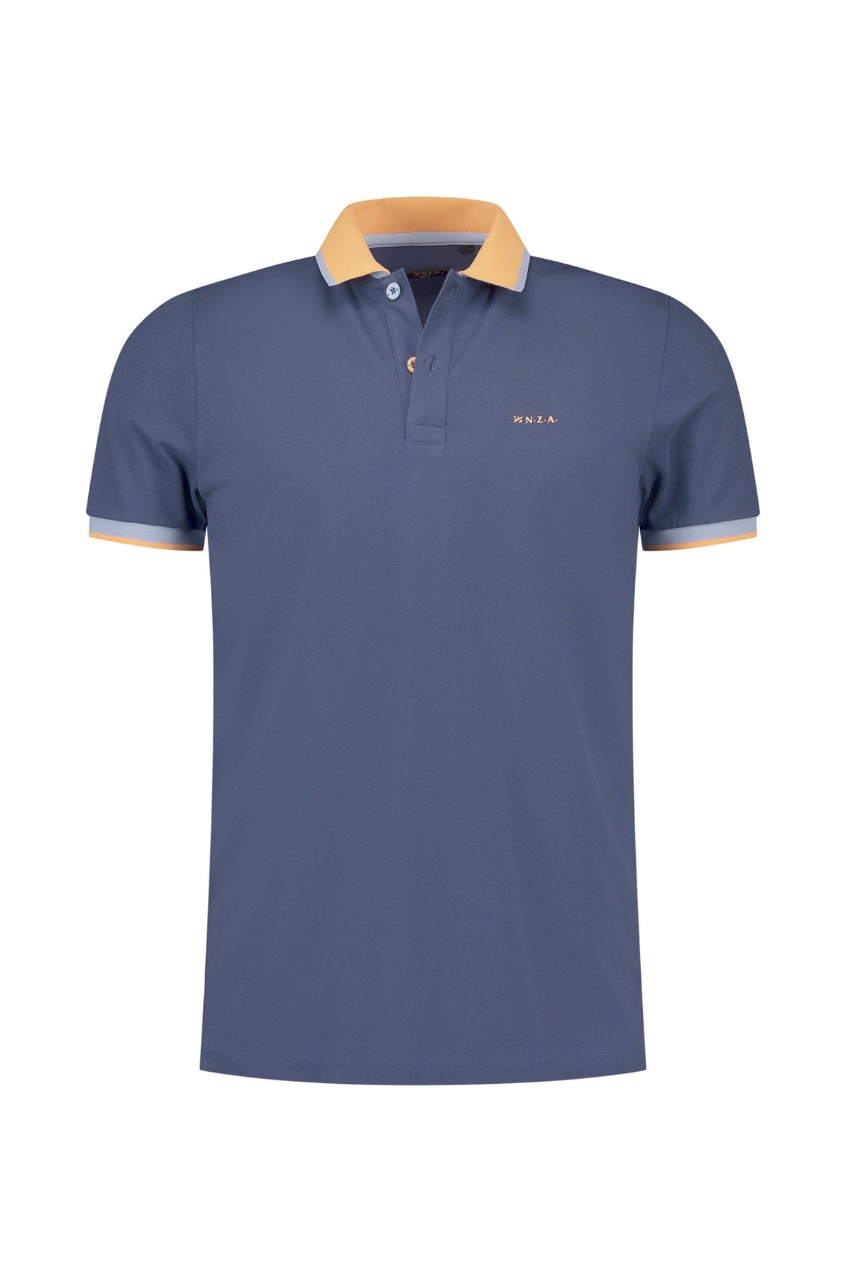 Polo stretch pour homme par NZA | 26CN131 Bleu Marine | Boutique Vvög, vêtements mode pour homme et femme