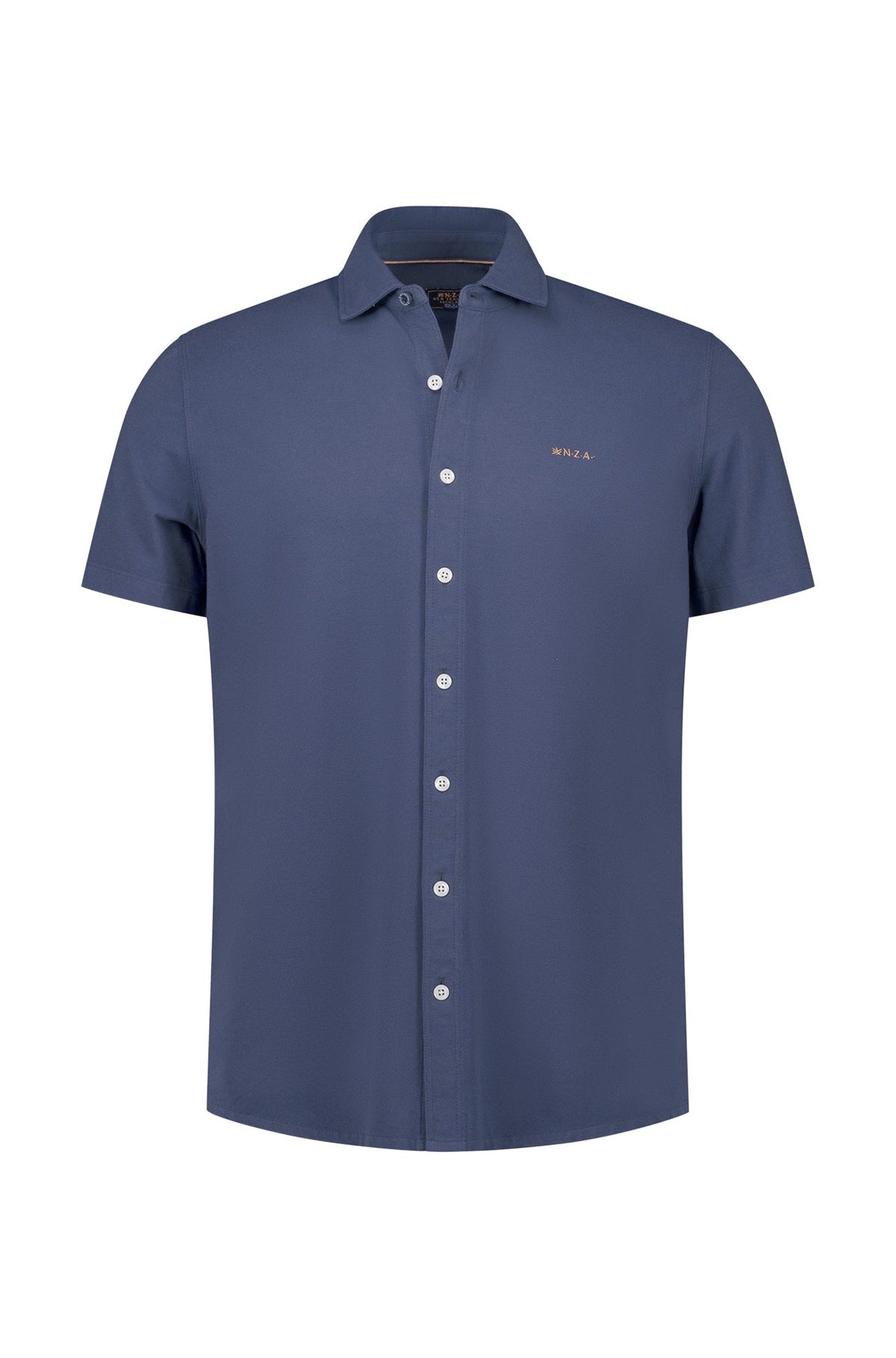 Chemise manches courtes pour homme par NZA | 26CN590S Bleu Marine | Boutique Vvög, vêtements mode pour homme et femme