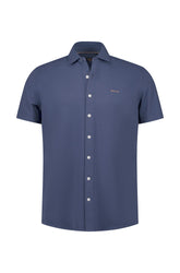 Chemise manches courtes pour homme par NZA | 26CN590S Bleu Marine | Boutique Vvög, vêtements mode pour homme et femme