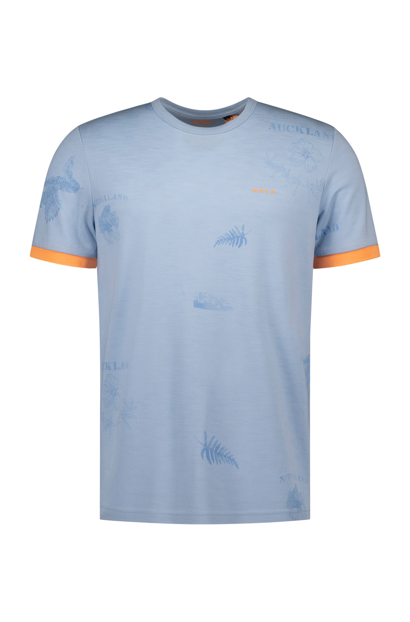 T-Shirt pour homme par NZA | 26CN741 Bleu Ciel | Boutique Vvög, vêtements mode pour homme et femme
