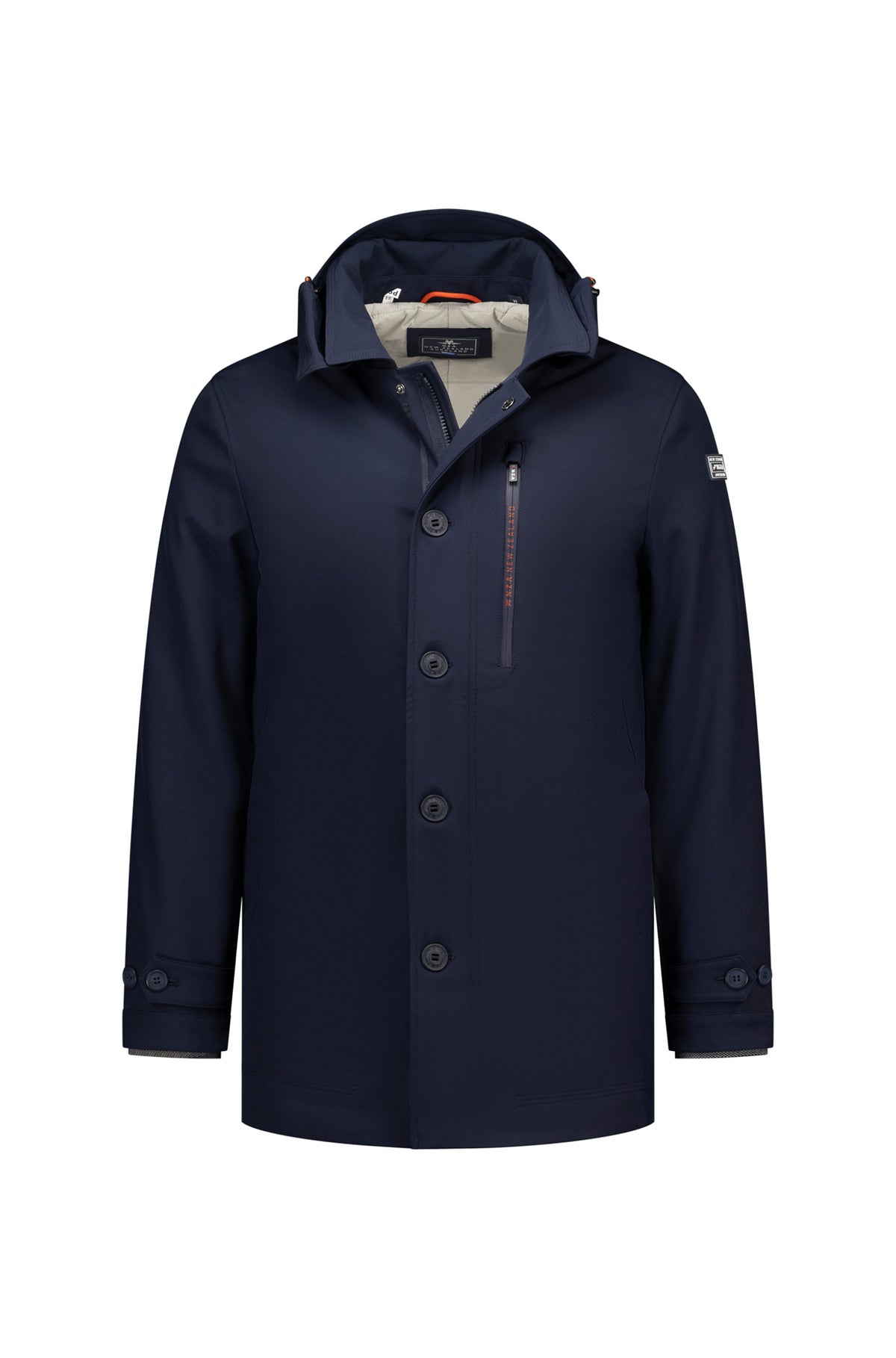 Manteau d'hiver marine, vue produit pour homme par NZA