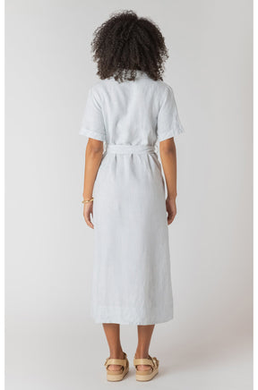 Robe pour femme par Room 34 | 2722516 DG Rayures Blanches Et Bleues | Boutique Vvög, vêtements mode pour homme et femme