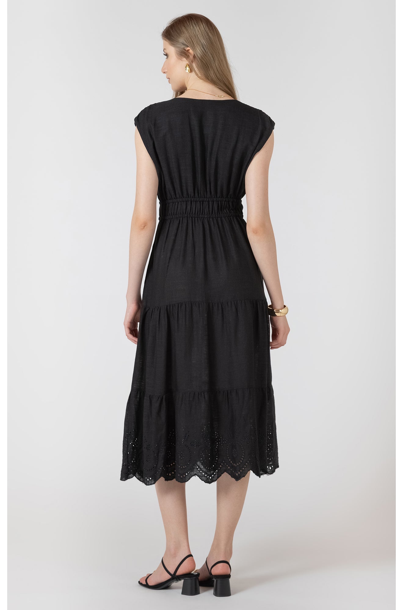 Robe pour femme par Black Tape | 2722523 T Délavage Noir | Boutique Vvög, vêtements mode pour homme et femme