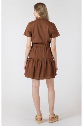 Robe pour femme par Black Tape | 2722529 T Brun Doux | Boutique Vvög, vêtements mode pour homme et femme