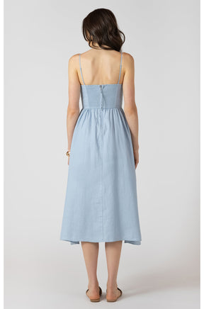 Robe pour femme par Dex | 2722530 D Bleu Denim Clair | Boutique Vvög, vêtements mode pour homme et femme