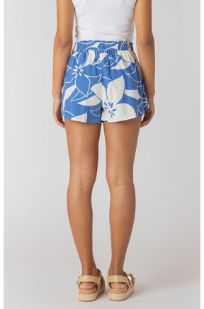 Short pour femme par Room 34 | 2722718 DG Floral Azur | Boutique Vvög, vêtements mode pour homme et femme