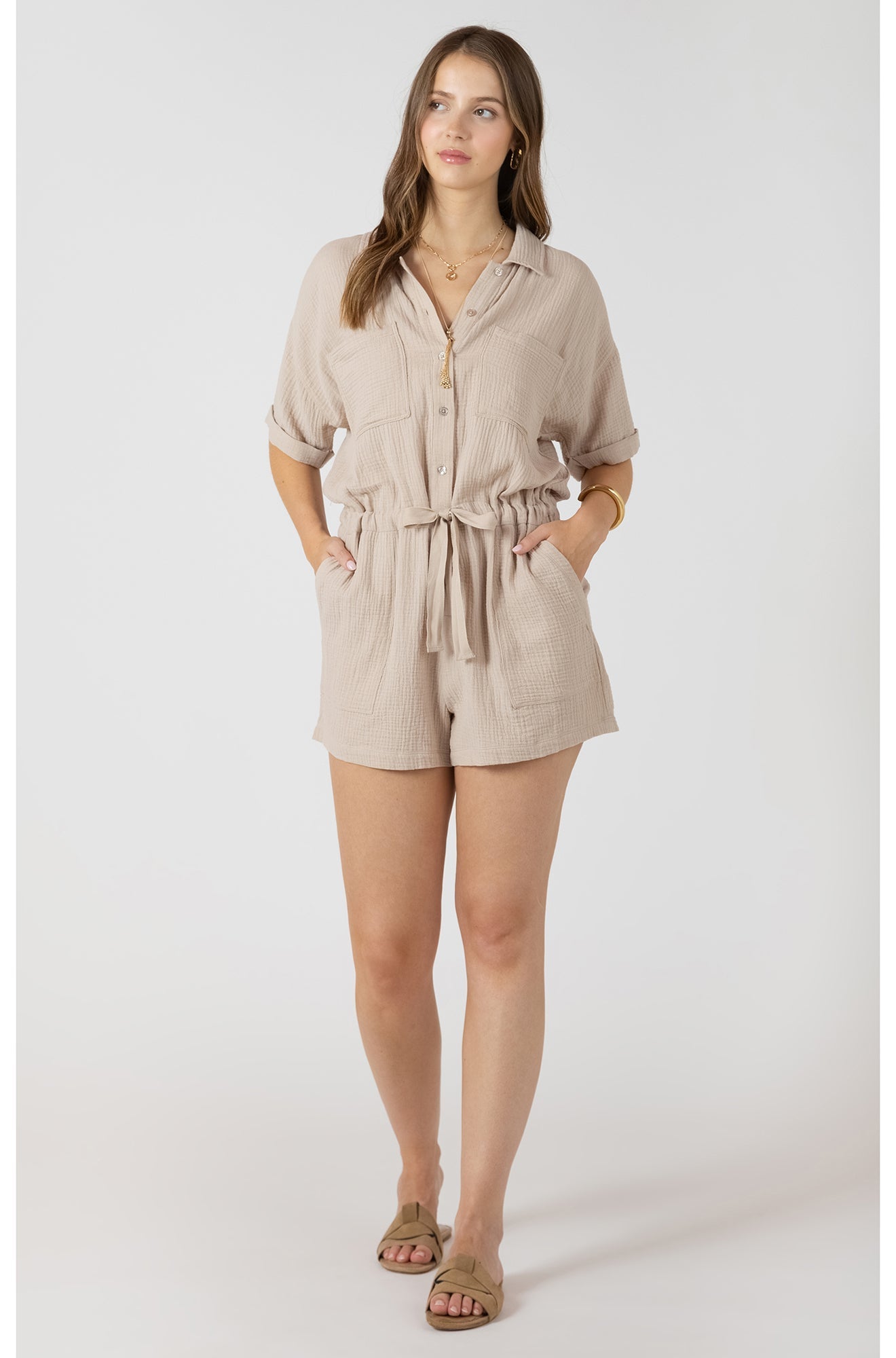 Jumpsuit pour femme par Dex | 2722851 D Nude | Boutique Vvög, vêtements mode pour homme et femme