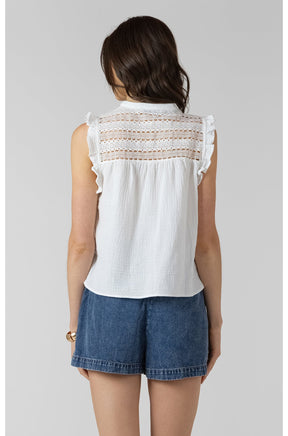 Blouse sans manche pour femme par Dex | 2723512 D Blanc | Boutique Vvög, vêtements mode pour homme et femme