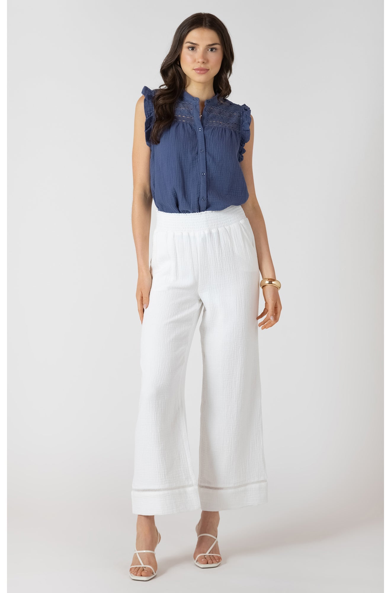 Blouse sans manche pour femme par Dex | 2723512 D Bleu | Boutique Vvög, vêtements mode pour homme et femme