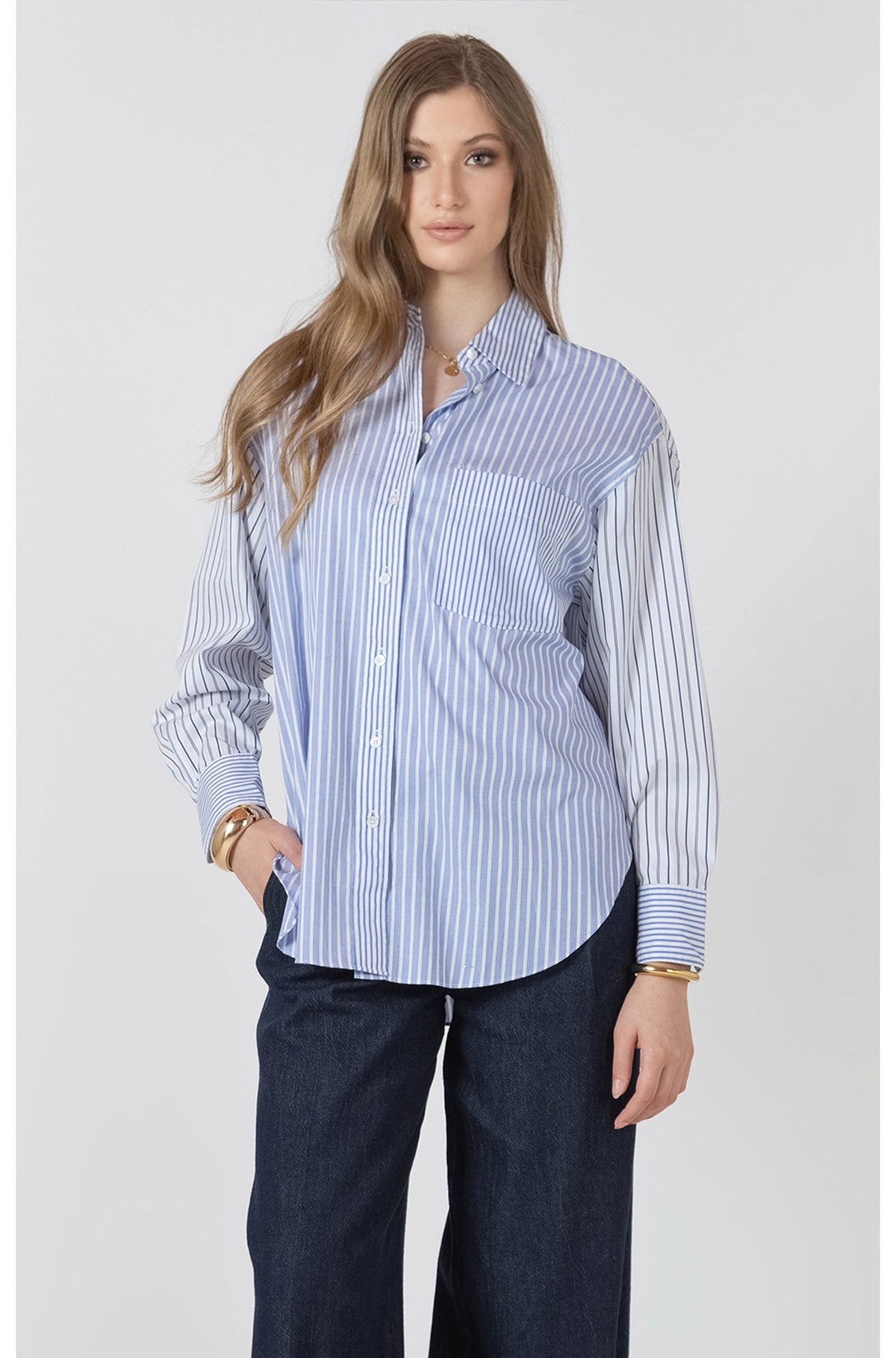 Blouse pour femme par Black Tape | 2723713 T Rayures Color Block | Boutique Vvög, vêtements mode pour homme et femme