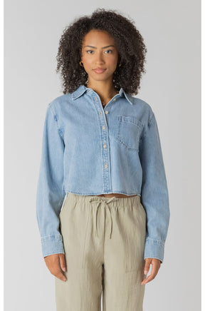 Blouse pour femme par Room 34 | 2723716 DG Délavage Bleu Moyen | Boutique Vvög, vêtements mode pour homme et femme