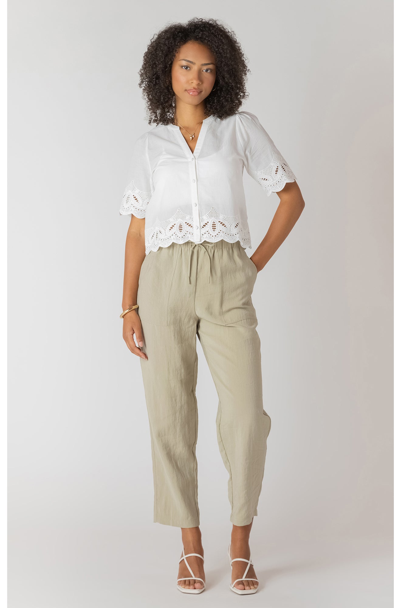 T-Shirt pour femme par Room 34 | 2723740 DG Blanc | Boutique Vvög, vêtements mode pour homme et femme