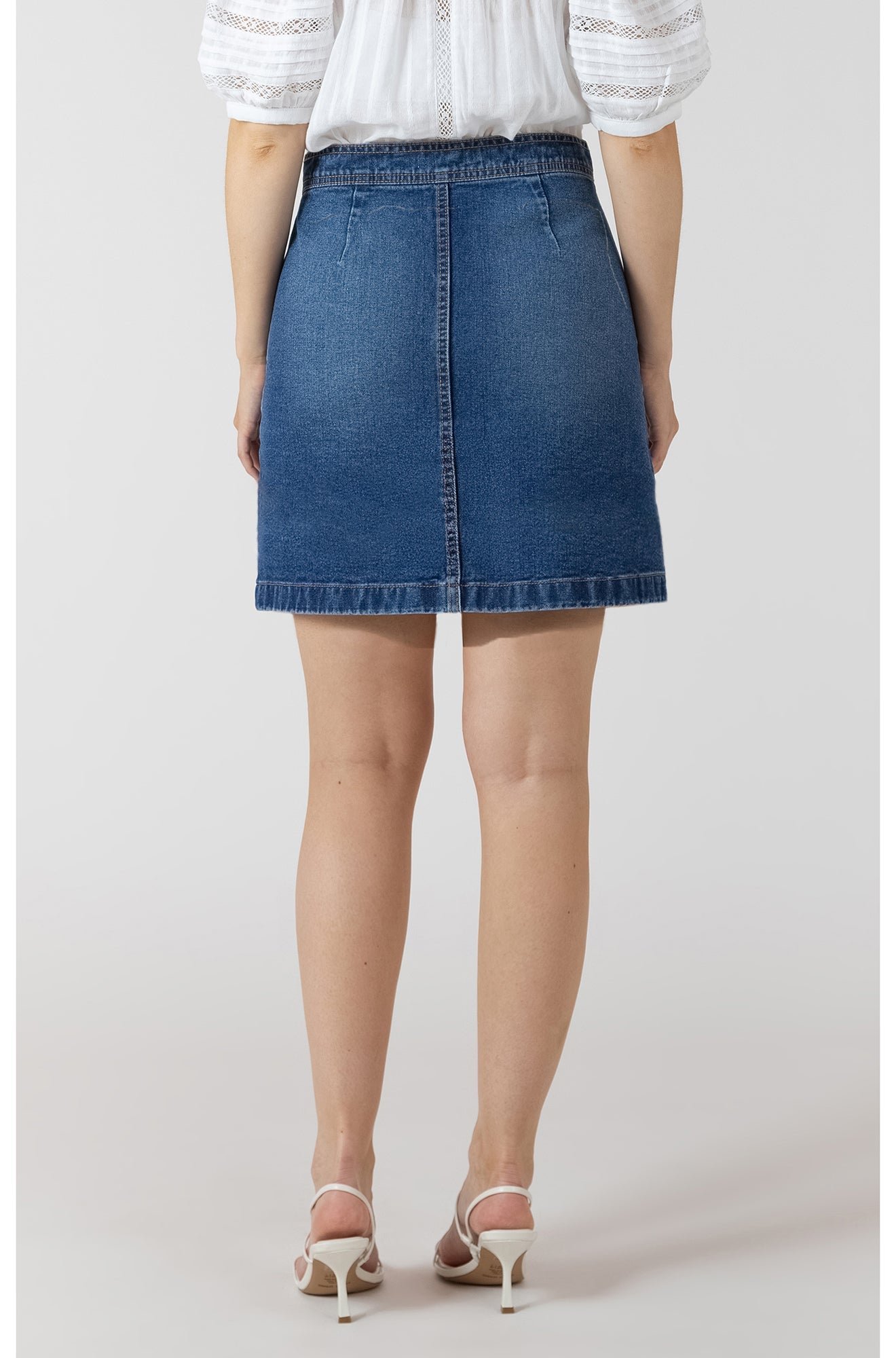 Jupe pour femme par Dex | 2725254 D Délavage Denim Moyen | Boutique Vvög, vêtements mode pour homme et femme