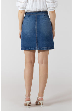 Jupe pour femme par Dex | 2725254 D Délavage Denim Moyen | Boutique Vvög, vêtements mode pour homme et femme