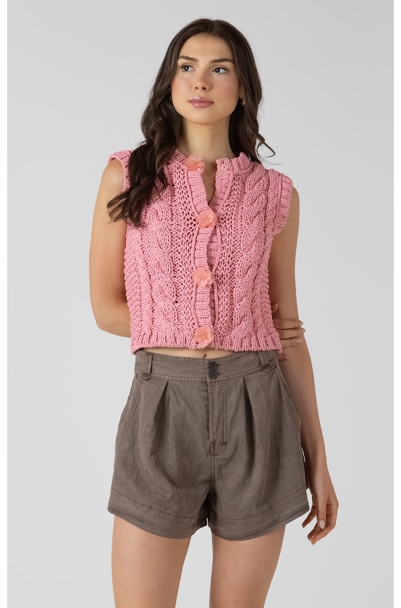 Cardigan pour femme par Dex | 2727013 D Rose Bonbon | Boutique Vvög, vêtements mode pour homme et femme