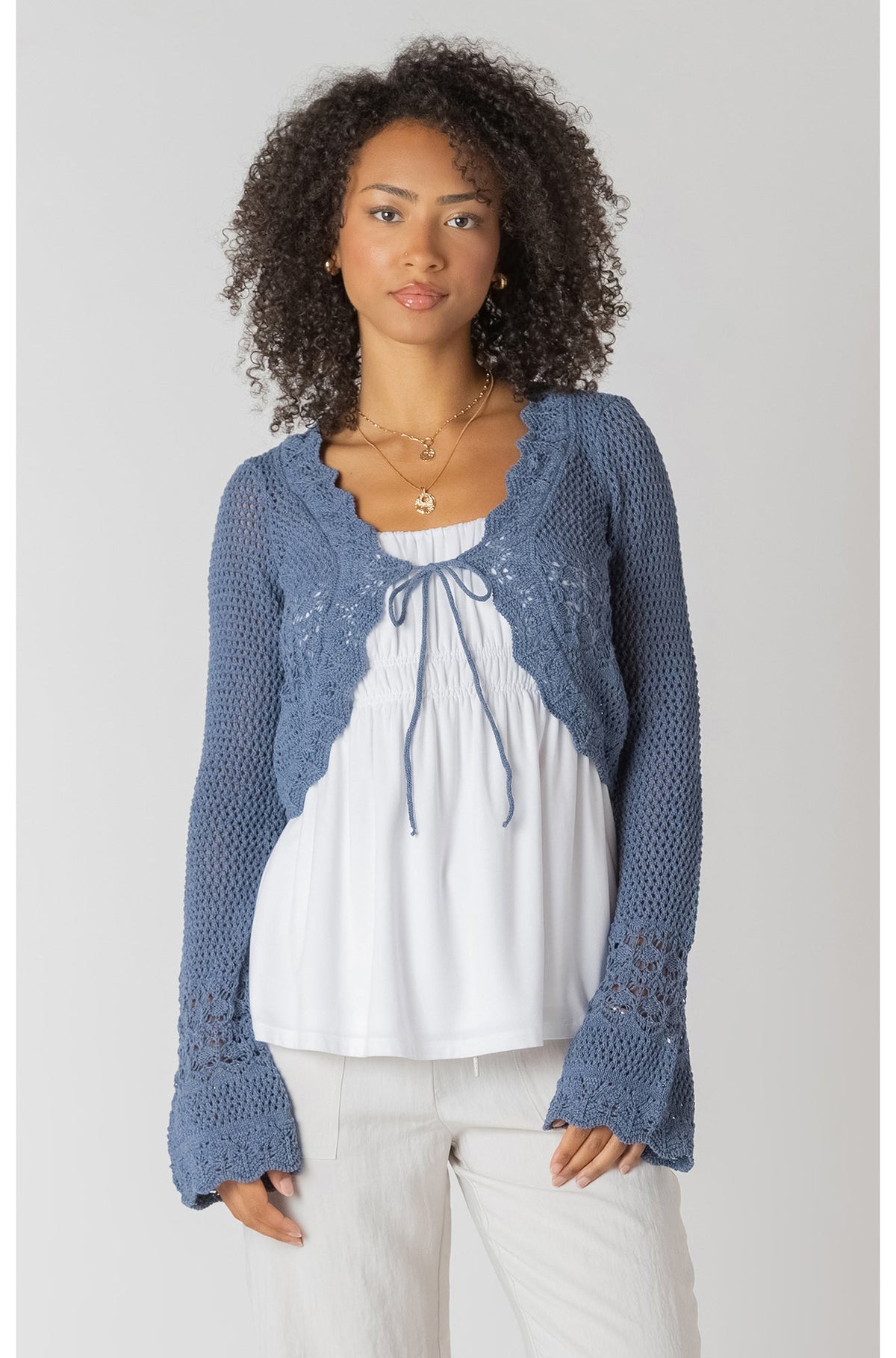 T-Shirt pour femme par Room 34 | 2727253 DG Indigo | Boutique Vvög, vêtements mode pour homme et femme