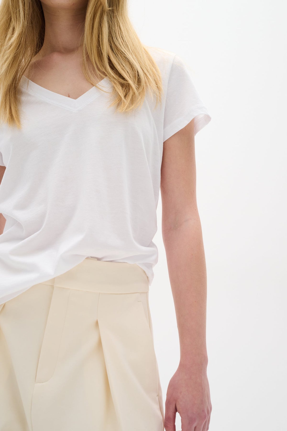 T-Shirt pour femme par InWear | 30100789 Blanc Pur | Boutique Vvög, vêtements mode pour homme et femme