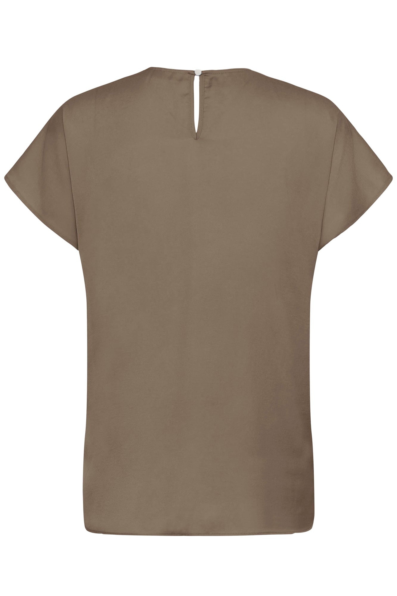 Blouse manches courtes brun olive, vue produit pour femme par InWear